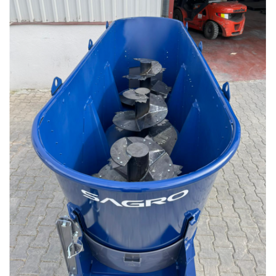 3 m3  ELEKTRİKLİ 3 HELEZONLU YEM KARMA